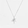 Wholesale S925 Sterling Silver Geometric Star Necklace For Women Light Luxury Design Electroplated
