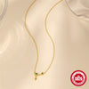 Wholesale S925 Sterling Silver Geometric Star Pendant Ochain Clavicle Necklace With Electroplating For Women Classic And Minimalist Style