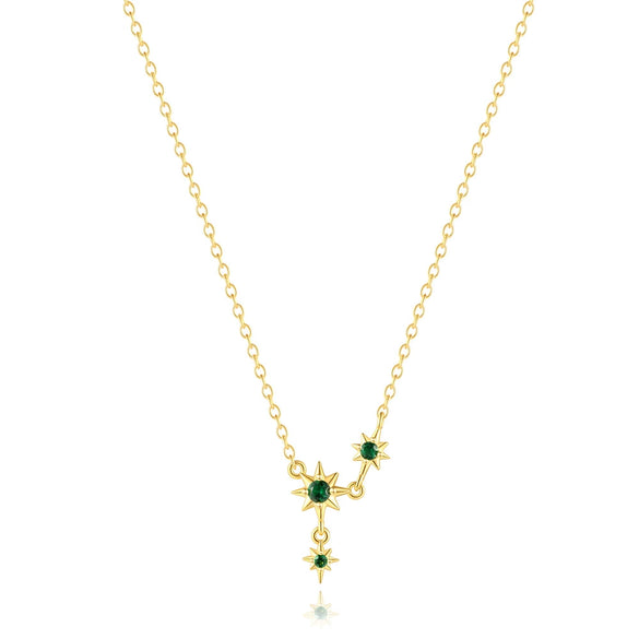 Wholesale S925 Sterling Silver Geometric Star Pendant Ochain Clavicle Necklace With Electroplating For Women Classic And Minimalist Style