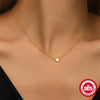 Wholesale S925 Sterling Silver Geometric Star Zircon Necklace With Electroplating Women's Light Luxury Minimalist All Match Clavicle Chain