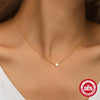 Wholesale S925 Sterling Silver Geometric Star Zircon Necklace With Electroplating Women's Light Luxury Minimalist All Match Clavicle Chain