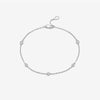 Wholesale S925 Sterling Silver Geometric Stitching Bracelet With Electroplating For Unisex