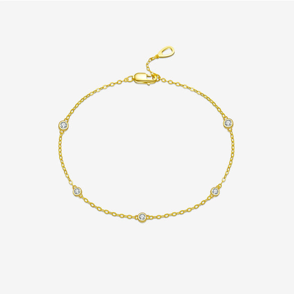 Wholesale S925 Sterling Silver Geometric Stitching Bracelet With Electroplating For Unisex