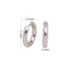 Wholesale S925 Sterling Silver Geometric Style Electroplated Earrings