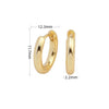 Wholesale S925 Sterling Silver Geometric Style Electroplated Earrings