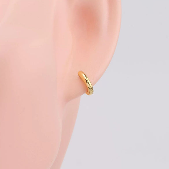 Wholesale S925 Sterling Silver Geometric Style Electroplated Earrings