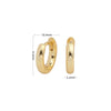 Wholesale S925 Sterling Silver Geometric Style Electroplated Earrings