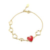 Wholesale S925 Sterling Silver Geometric Style Electroplated Women's Bracelet With Colorful Zircon