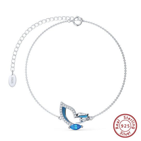 Wholesale S925 Sterling Silver Geometric Style Electroplated Women's Bracelet With Colorful Zircon