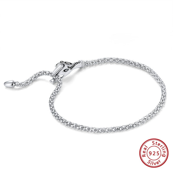 Wholesale S925 Sterling Silver Geometric Style Electroplated Women's Bracelet With Colorful Zircon