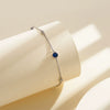 Wholesale S925 Sterling Silver Geometric Style Electroplated Women's Bracelet With Colorful Zircon