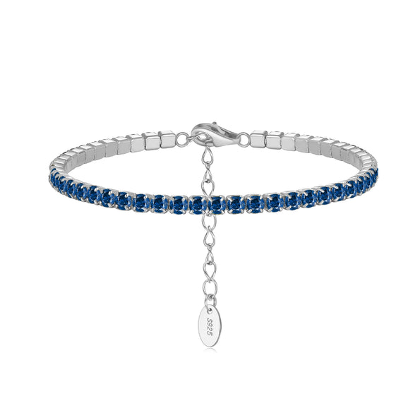 Wholesale S925 Sterling Silver Geometric Style Electroplated Women's Bracelet