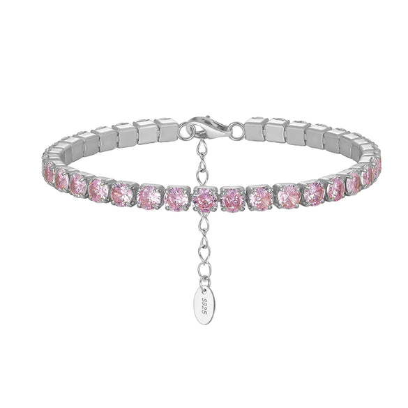 Wholesale S925 Sterling Silver Geometric Style Electroplated Women's Bracelet