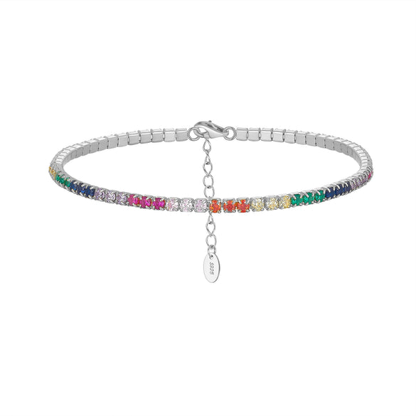 Wholesale S925 Sterling Silver Geometric Style Electroplated Women's Bracelet