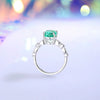 Wholesale S925 Sterling Silver Geometric Style Ring For Women Set With Diamonds