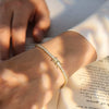 Wholesale S925 Sterling Silver Geometric Tennis Chain Bracelet Electroplated Hiphop Square Unisex Women