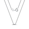Wholesale S925 Sterling Silver Geometric Twist Chain Necklace