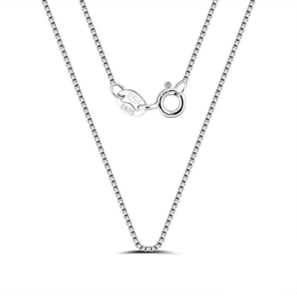 Wholesale S925 Sterling Silver Geometric Twist Chain Necklace