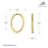 Wholesale S925 Sterling Silver Geometric Twist Circle Electroplated Women's Earrings