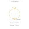 Wholesale S925 Sterling Silver Geometric Twist Round Ring Buckle Fashion Bracelet For Women With Electroplating