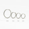Wholesale S925 Sterling Silver Geometric Twist Trendy Ear Buckle Ring Circle Gold Plated Ear Studs For Women