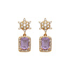 Wholesale S925 Sterling Silver Geometric U Shape Light Luxury Style Earrings Set With Gems