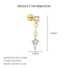 Wholesale S925 Sterling Silver Geometric Zircon Earrings For Women Light Luxury Tassel Design