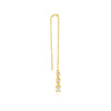 Wholesale S925 Sterling Silver Geometric Zircon Flash Ear Wire Tassel Earrings For Women With Electroplating Design