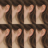 Wholesale S925 Sterling Silver Geometric Zircon Inlaid Women's Earrings