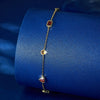 Wholesale S925 Sterling Silver Geometric Zircon Inlay Bracelet For Women Sweet Simple Fashion