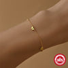 Wholesale S925 Sterling Silver Girly Elegant Golden Flower Bow Bracelet With Electroplating