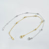 Wholesale S925 Sterling Silver Gold Plated Round Zirconium Stitching Hand Jewelry Bracelet With Electroplating Process And Geometric Style