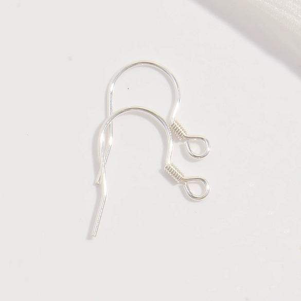 Wholesale S925 Sterling Silver Goldplated Geometric Diy Handmade Earring Ear Hook Semifinished Material For Women