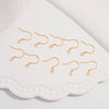 Wholesale S925 Sterling Silver Goldplated Geometric Diy Handmade Earring Ear Hook Semifinished Material For Women
