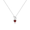 Wholesale S925 Sterling Silver Heart Ot Clasp Necklace With Electroplating For Women Fashion High End Collarbone Chain