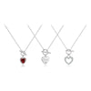 Wholesale S925 Sterling Silver Heart Ot Clasp Necklace With Electroplating For Women Fashion High End Collarbone Chain