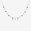 Wholesale S925 Sterling Silver Heart Pattern Love Color Zirconium Necklace With Platinum Or 18K Gold Electroplating For Women Fashion Collarbone Pendant