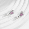 Wholesale S925 Sterling Silver Heart Shape Diamond Love Earrings For Women