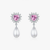 Wholesale S925 Sterling Silver Heart Shape Diamond Love Earrings For Women