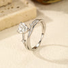 Wholesale S925 Sterling Silver Heart Shape Original Design Electroplated Love Ring For Women