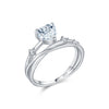 Wholesale S925 Sterling Silver Heart Shape Original Design Electroplated Love Ring For Women