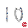 Wholesale S925 Sterling Silver Heart Shaped Earrings With Inlaid Zircon For Women