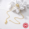 Wholesale S925 Sterling Silver Heart Shaped Glossy Bean Chain Inlaid Zircon Simple Stacked Classic All Match Women's Bracelet
