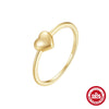 Wholesale S925 Sterling Silver Heart Shaped Zircon Inlaid Ring For Women Minimalist Light Luxury Fashion