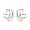 Wholesale S925 Sterling Silver Heartshaped Cute Style Earrings With Seiko Design