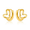 Wholesale S925 Sterling Silver Heartshaped Cute Style Earrings With Seiko Design