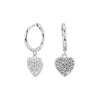 Wholesale S925 Sterling Silver Heartshaped Sweet Style Earrings Plated Real Gold Colorretaining Jewelry