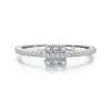 Wholesale S925 Sterling Silver Heartshaped Zircon Inlaid Ring For Women Simple And Versatile Style