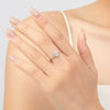 Wholesale S925 Sterling Silver Heartshaped Zircon Inlaid Ring For Women Simple And Versatile Style