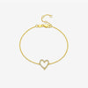 Wholesale S925 Sterling Silver Hollow Love Pattern Jewelry With Diamond Treatment Including Necklace Bracelet Ring Simple All Match Style For Women